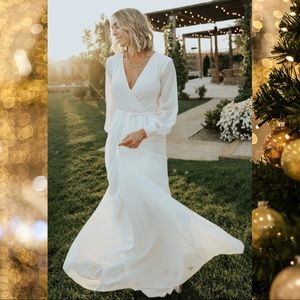 Baltic Born Lydia White Maxi Dress